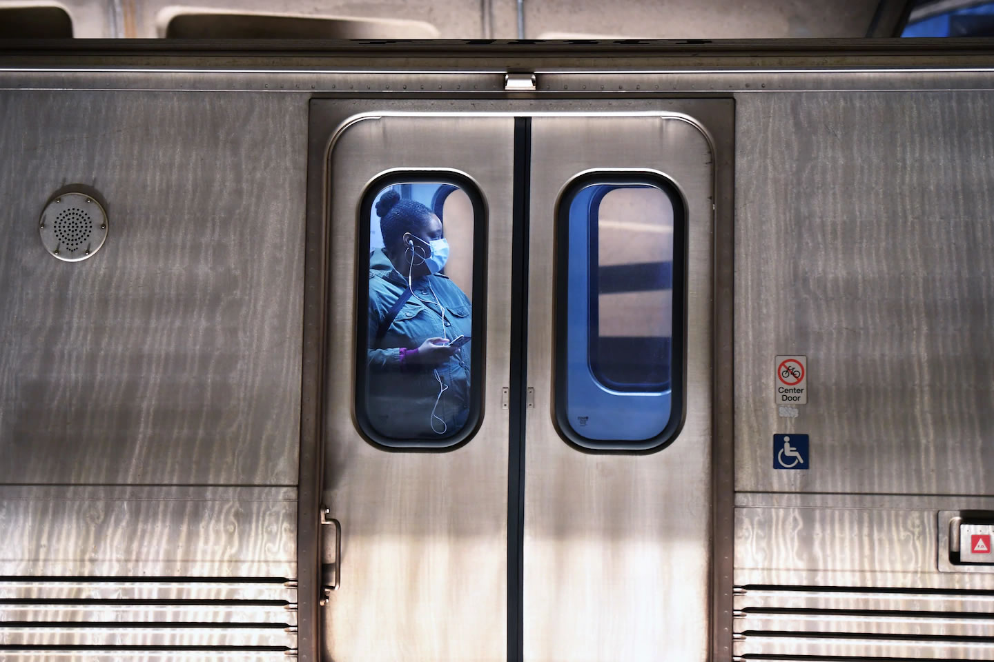 A Metro rider in Washington. (Matt McClain/The Washington Post)